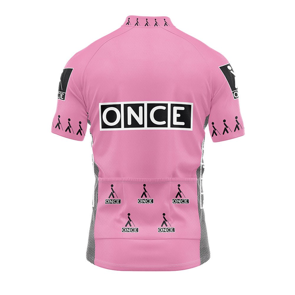 Maillot de cyclisme rétro rose ONCE