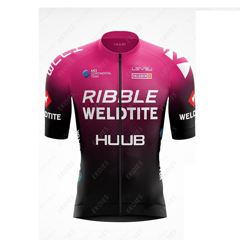 Ensemble de Maillot de l'Équipe Cycliste Ribble Weldtite Huub