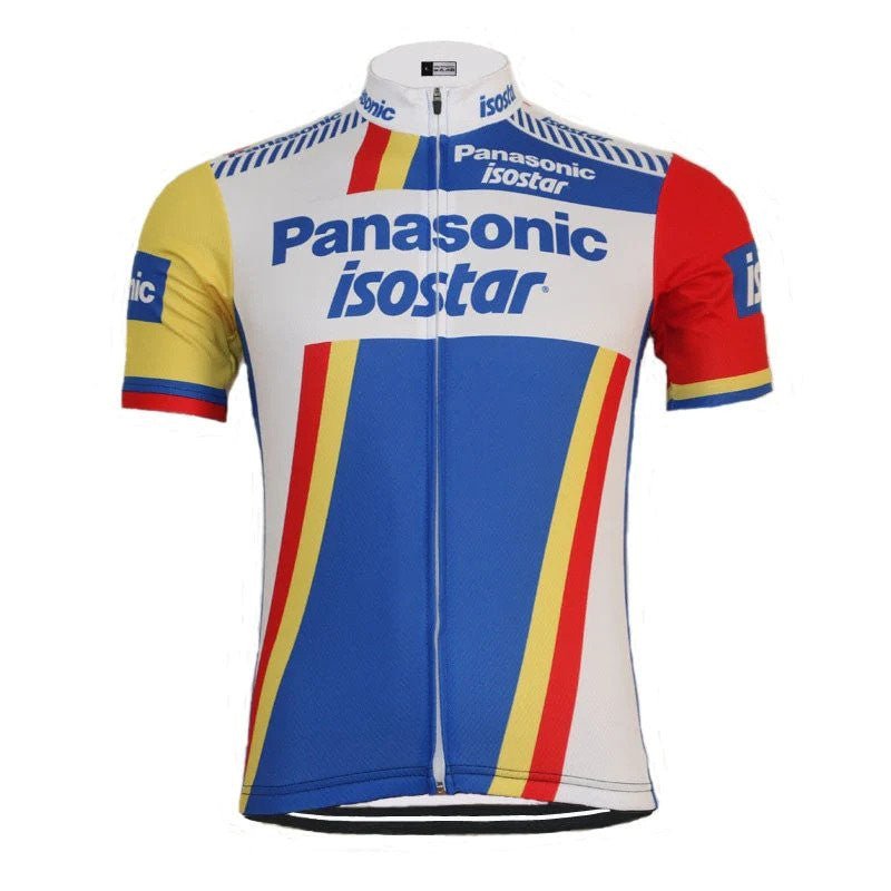 Maillot de cyclisme de l'équipe Panasonic Isostar