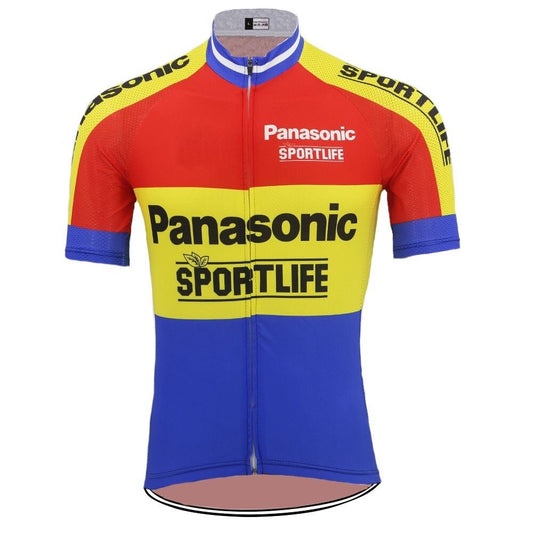 Maillot de cyclisme rétro Panasonic Sportlife