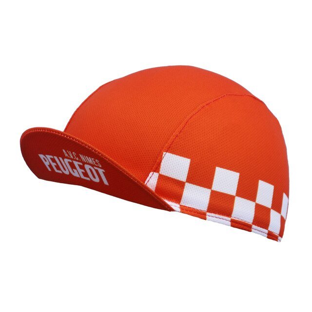 Casquette de cyclisme rouge Peugeot