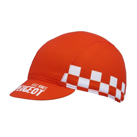 Casquette de cyclisme rouge Peugeot