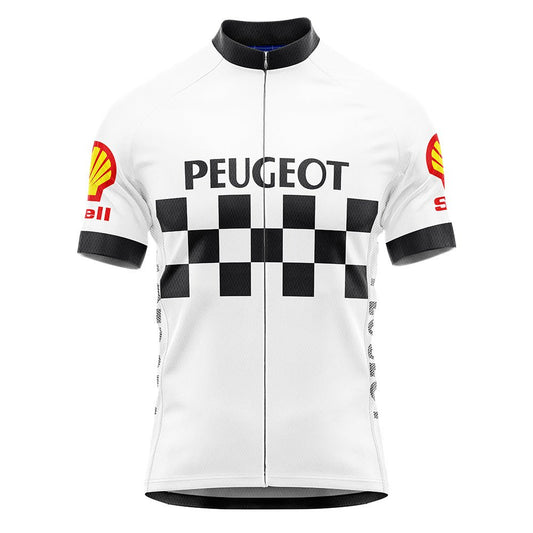 Maillot de Cyclisme Rétro Peugeot Shell