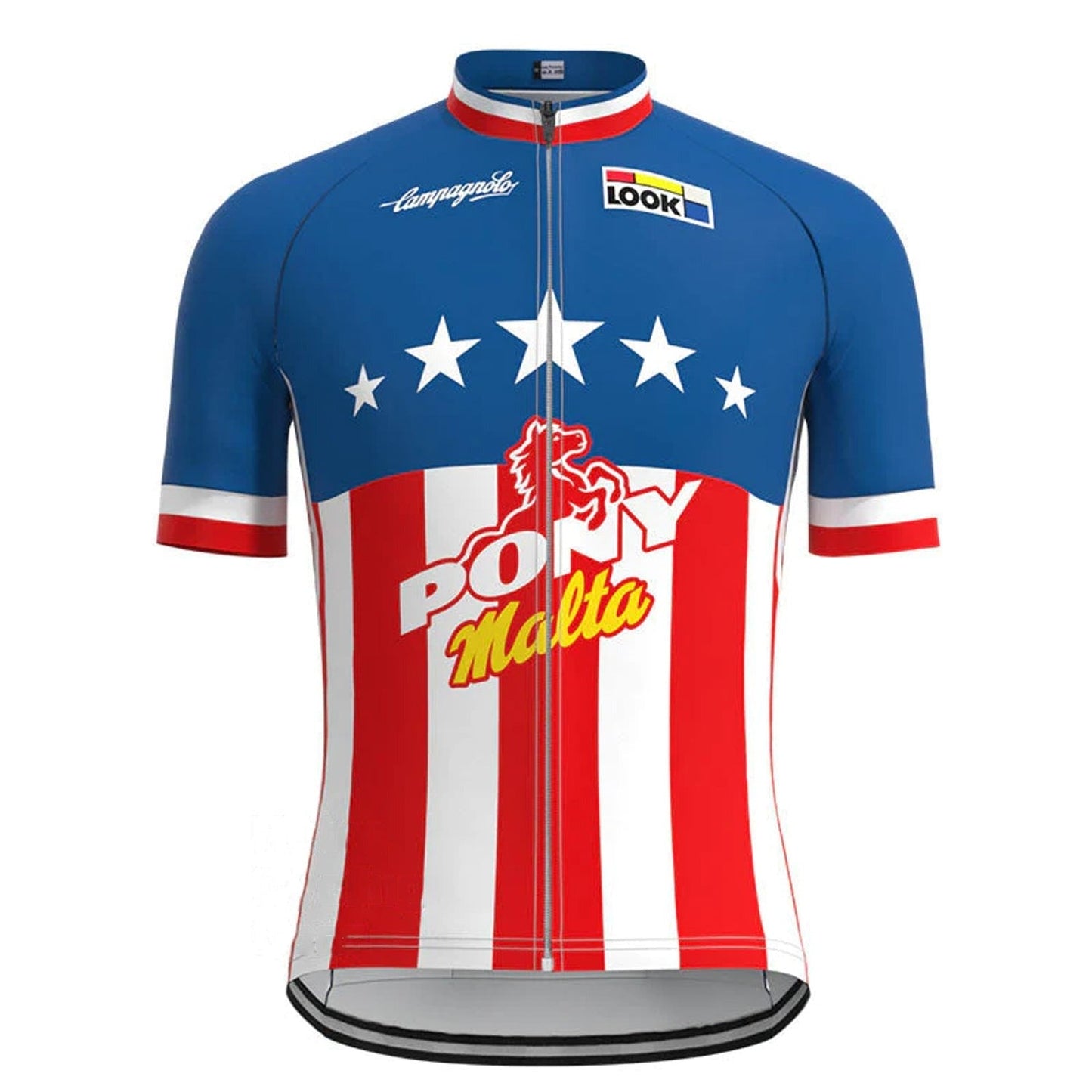 Maillot de Cyclisme Rétro Pony Malta