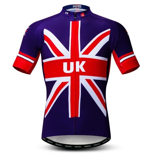 Maillot de cyclisme Union Jack