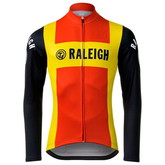 Maillot de cyclisme rétro à manches longues TI Raleigh