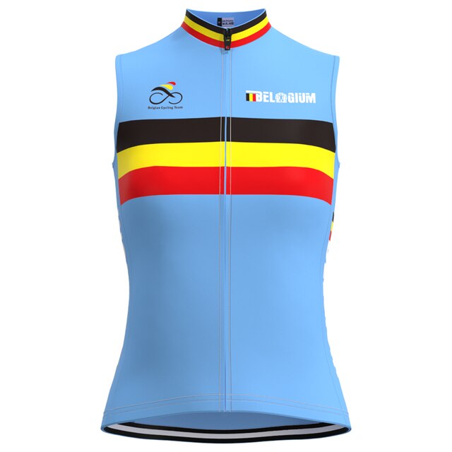 Maillot de cyclisme rétro de l'équipe féminine de cyclisme de Belgique