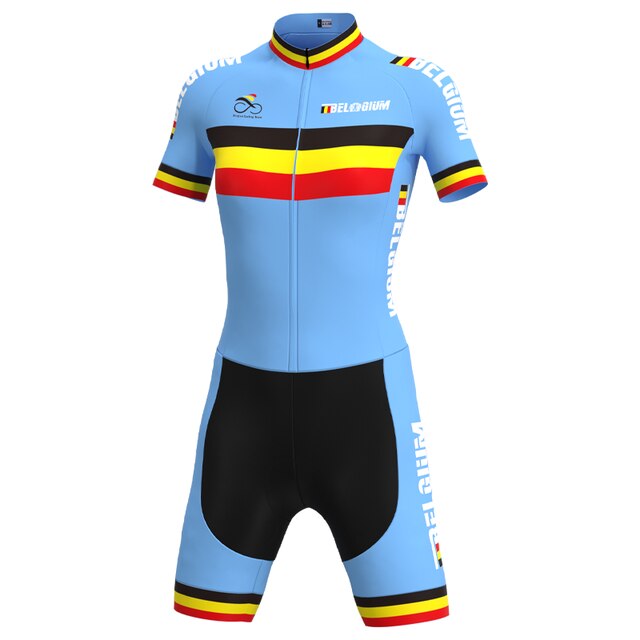 Maillot de cyclisme rétro de l'équipe féminine de cyclisme de Belgique