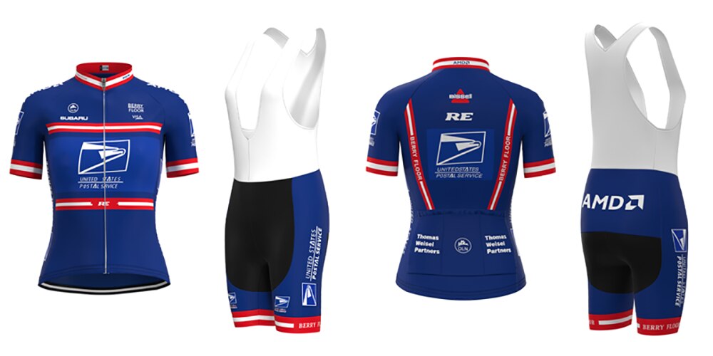 Ensemble de maillot pour femmes du service postal américain