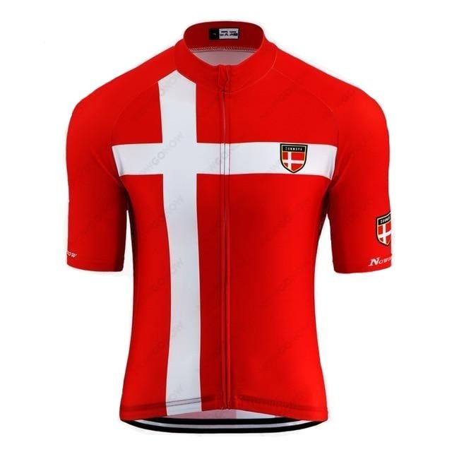 Maillot de Cyclisme Danemark