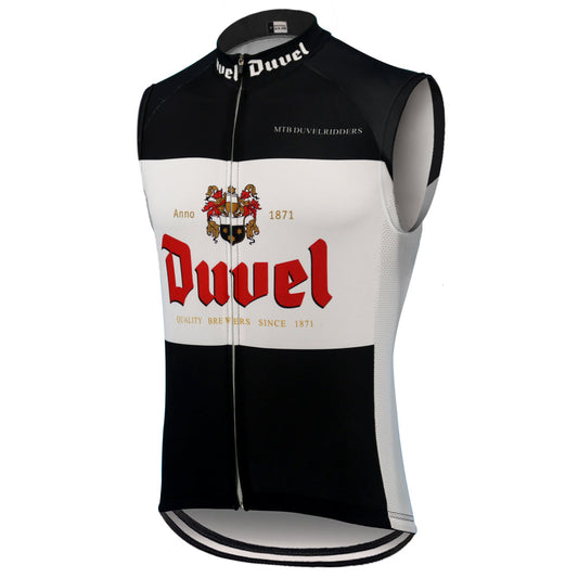 Gilet de Cyclisme Rétro Noir Duvel Beer