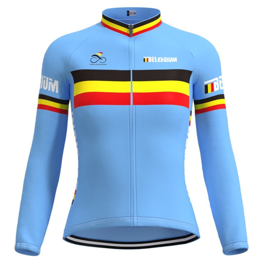 Maillot Long de l'Équipe Féminine de Cyclisme de Belgique