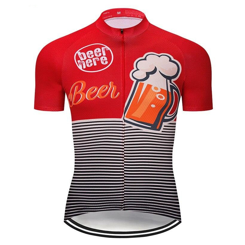 Maillot de cyclisme rétro Beer Here