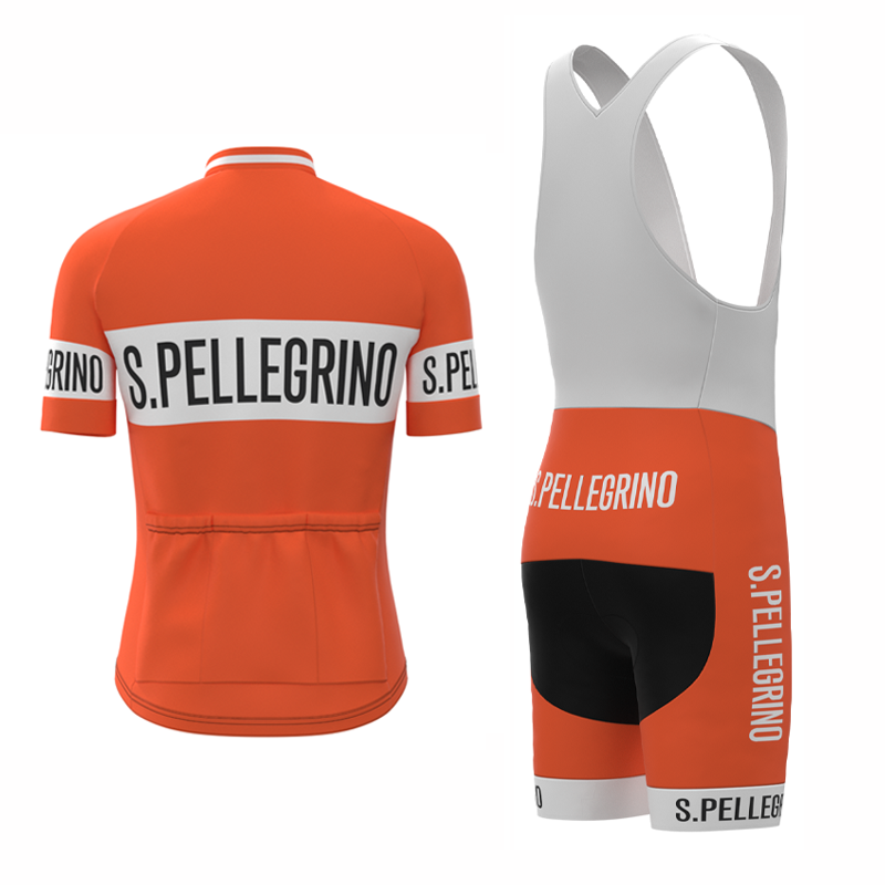 Ensemble Maillot de Cyclisme Rétro San Pellegrino