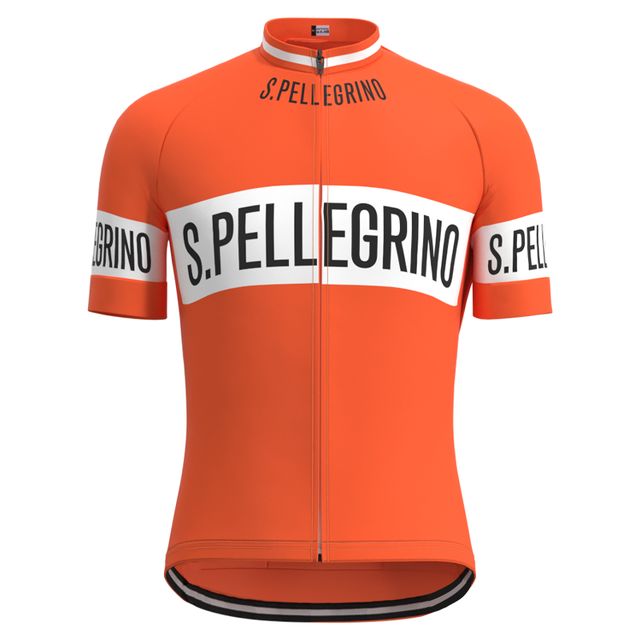 Ensemble Maillot de Cyclisme Rétro San Pellegrino