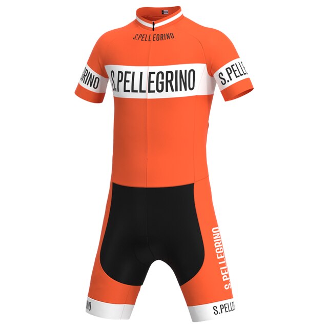 Ensemble Maillot de Cyclisme Rétro San Pellegrino