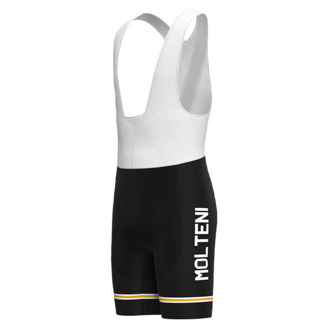 Ensemble de Maillot de Cyclisme Rétro Noir Molteni