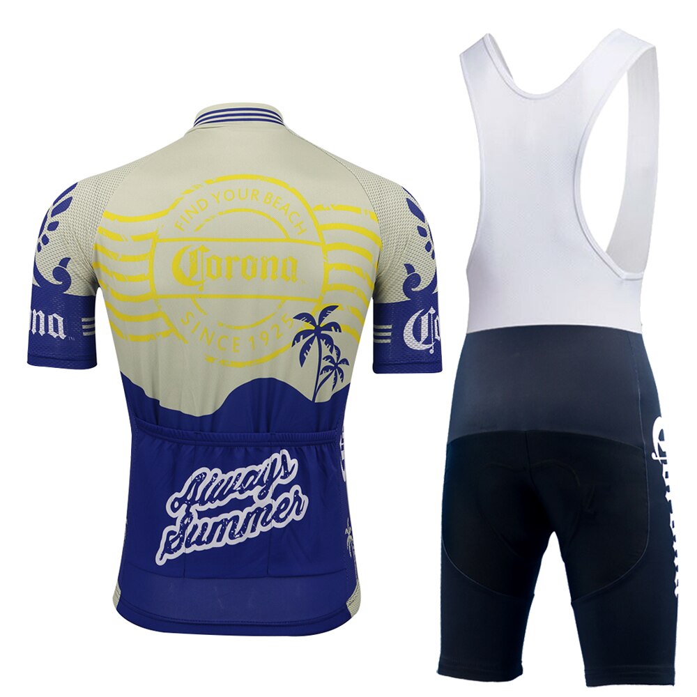 Ensemble de Maillot de Cyclisme Rétro Corona Beer