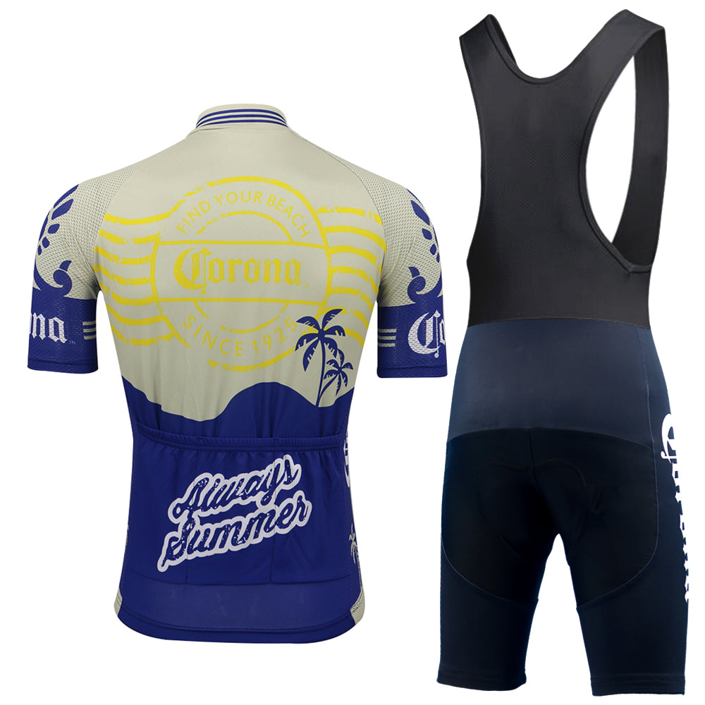 Ensemble de Maillot de Cyclisme Rétro Corona Beer