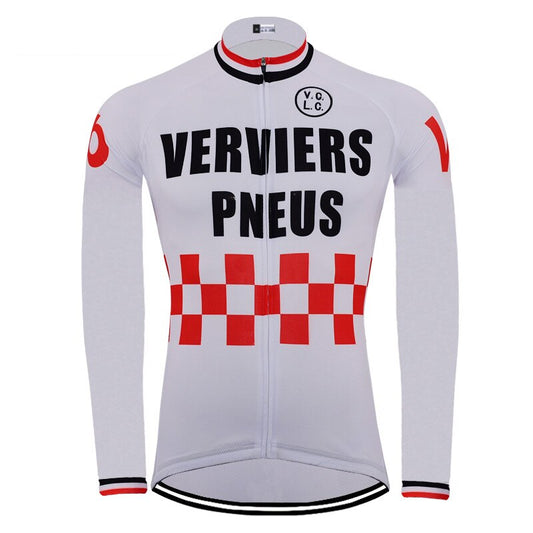 Maillot de Cyclisme Rétro Verviers Pneus (avec Option Polaire)