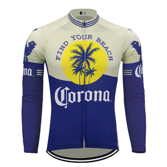 Maillot de Cyclisme Rétro Corona Beer (avec Option Polaire)