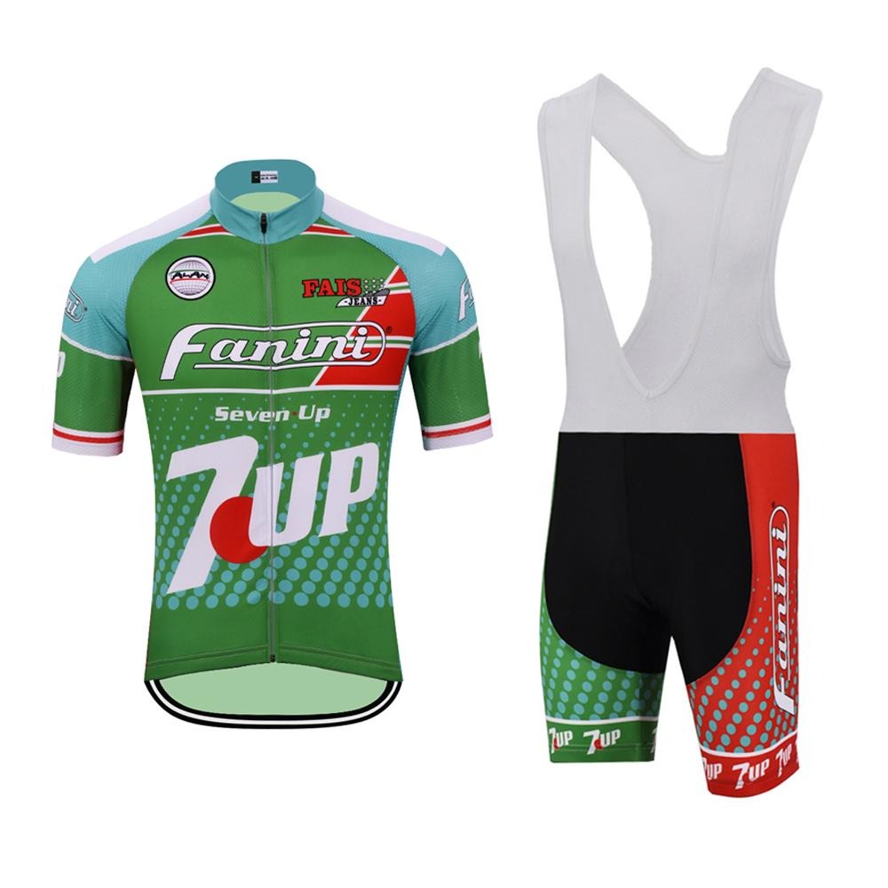 Maillot de Cyclisme Rétro Fanini-7 Up Ensemble