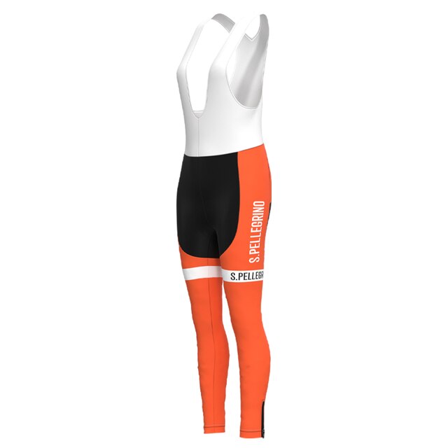 Maillot de cyclisme rétro pour femmes San Pellegrino - Ensemble long (avec polaire d'hiver)
