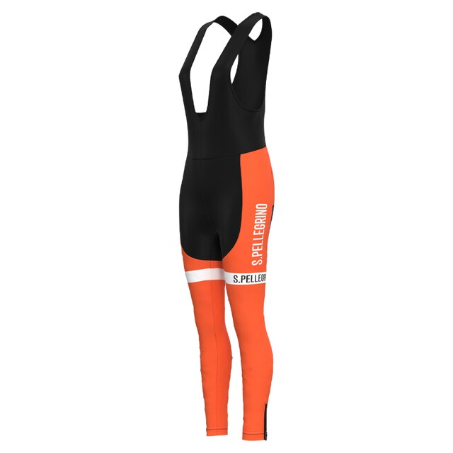 Maillot de cyclisme rétro pour femmes San Pellegrino - Ensemble long (avec polaire d'hiver)