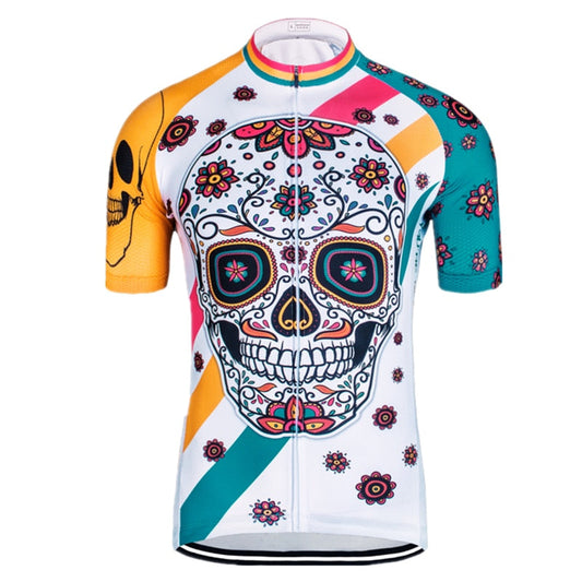 Maillot de Cyclisme Crâne Heureux