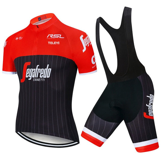 Ensemble de Maillot de Cyclisme Segafredo Zanetti