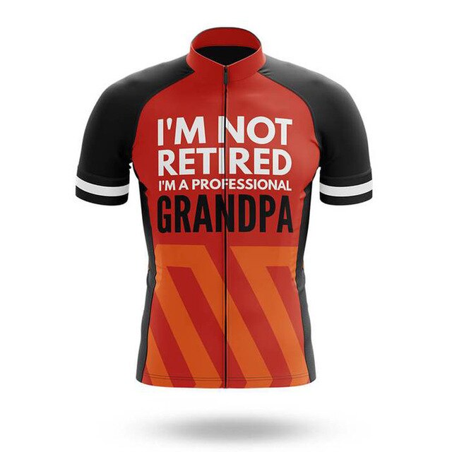 Maillot de cyclisme "Grand-père à la retraite"