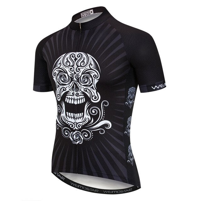 Maillot de Cyclisme Crâne Rieur