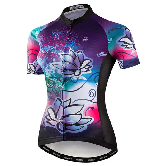 Maillot de Cyclisme Femme Nénuphar