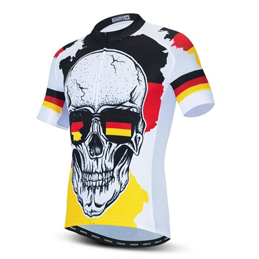 Maillot de cyclisme Allemagne Skull