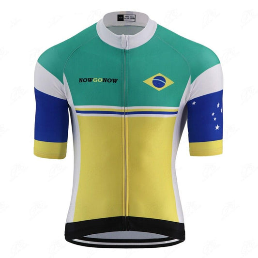 Maillot de Cyclisme Équipe Pro Brésilienne