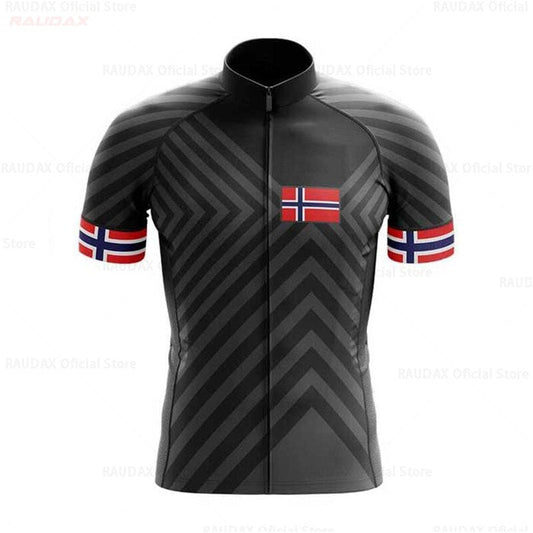 Maillot de Cyclisme Équipe Pro de Norvège