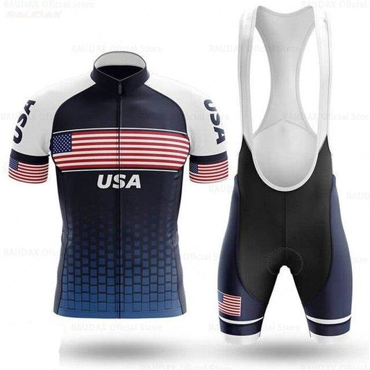 Maillot de Cyclisme Équipe Drapeau USA