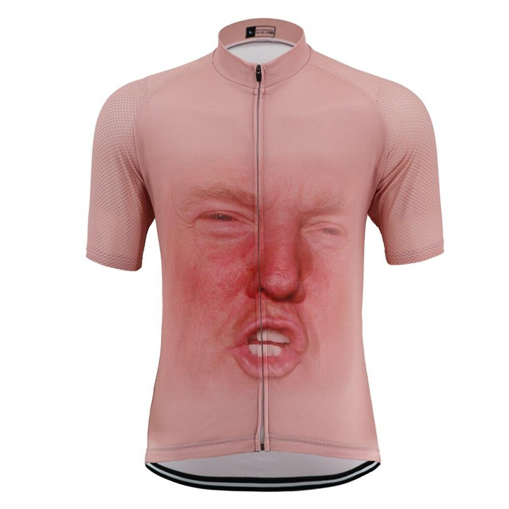 Maillot de cyclisme visage de Trump