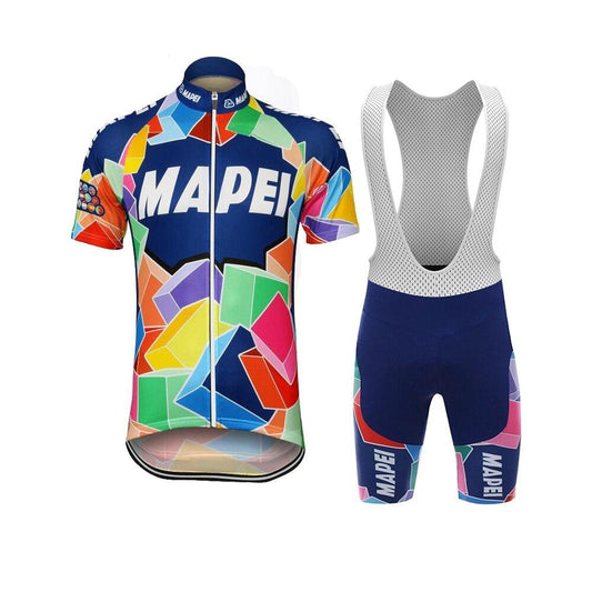 Ensemble Maillot de Cyclisme Rétro Mapei