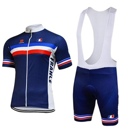 Ensemble de Maillot de Cyclisme Équipe de France