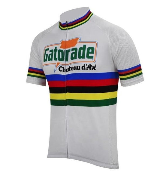 Maillot de Cyclisme Rétro Chateau d'Ax Gatorade