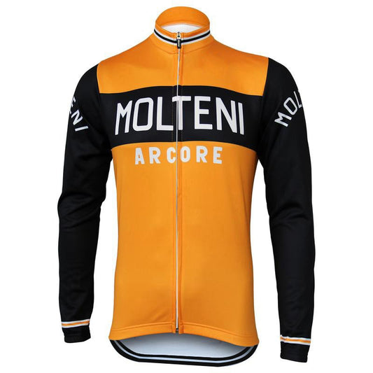 Maillot de cyclisme rétro Molteni Arcore (avec option polaire)