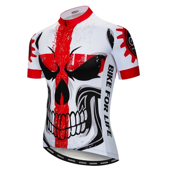 Maillot de cyclisme crâne Angleterre