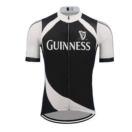Maillot de Cyclisme Rétro Guinness Noir