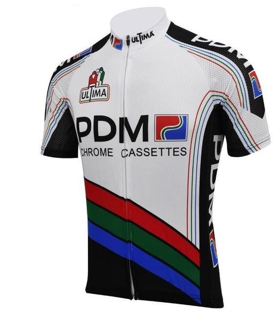 Maillot de Cyclisme Rétro de l'Équipe Cycliste PDM (Cassettes Chrome)