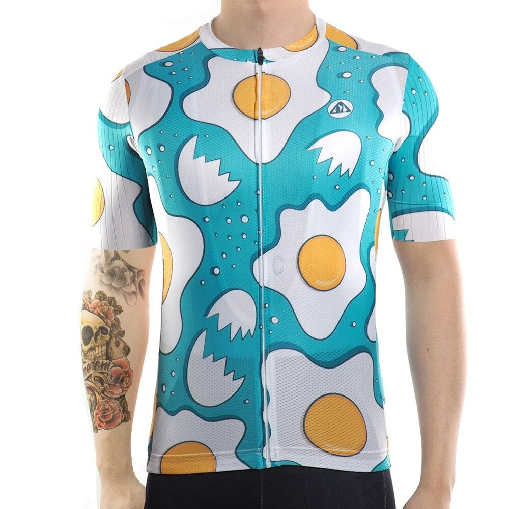 Maillot de Cyclisme Œufs au Plat