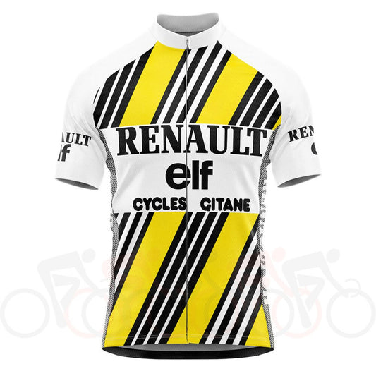 Maillot de Cyclisme Rétro Renault Elf Gitane