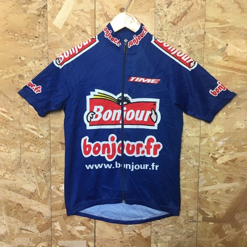 Maillot de Cyclisme Rétro Bonjour
