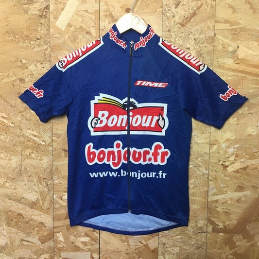Maillot de Cyclisme Rétro Bonjour