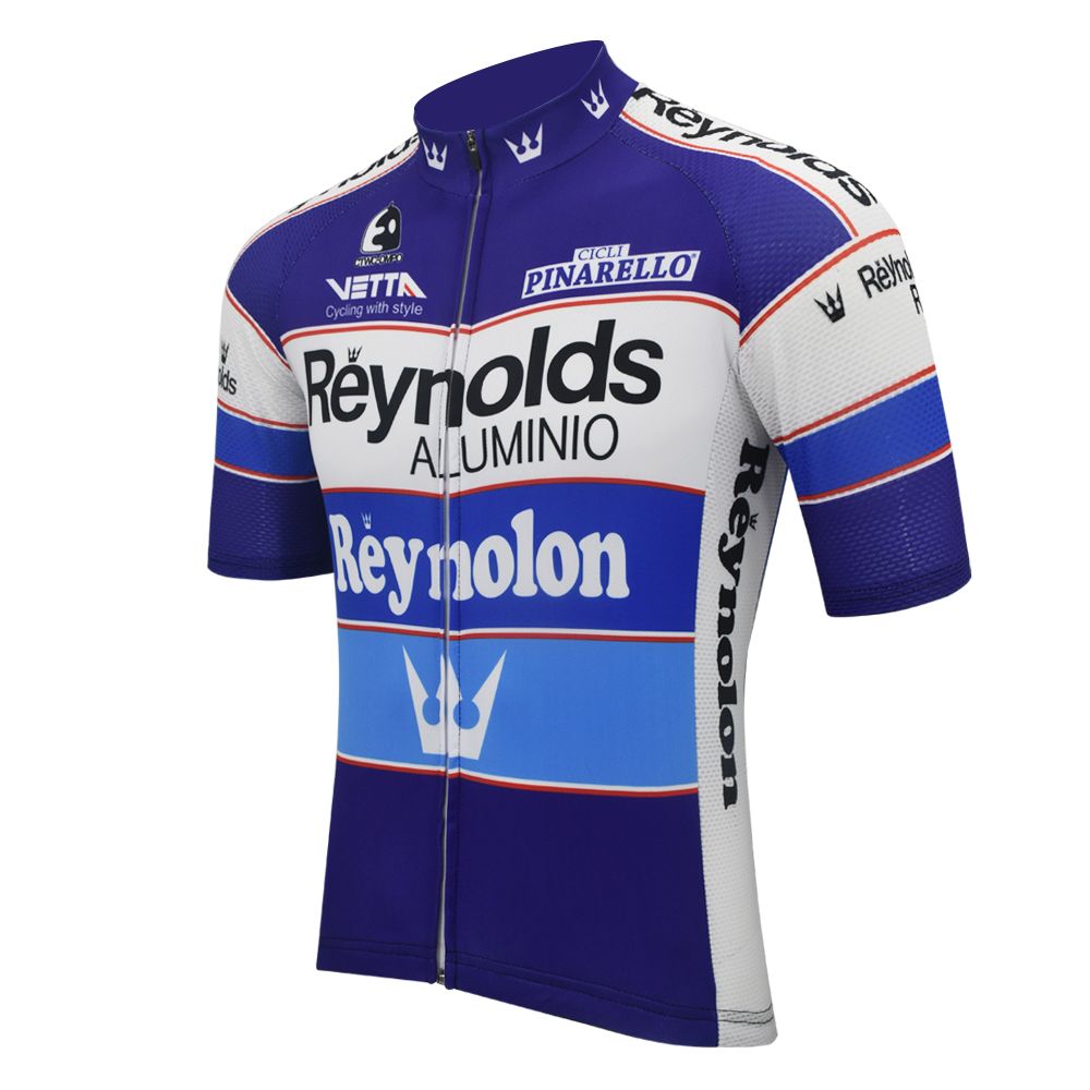 Maillot de Cyclisme Rétro Reynolds Aluminium 1988